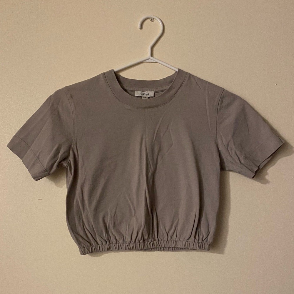 Wilfred Brown Crop Top